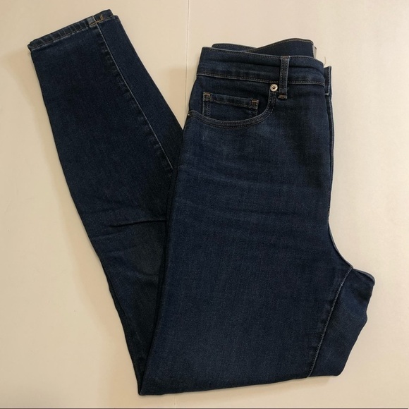 EVERLANE High Rise Skinny Dark Wash Ladies Jeans Size 27 Regular - Picture 7 of 10